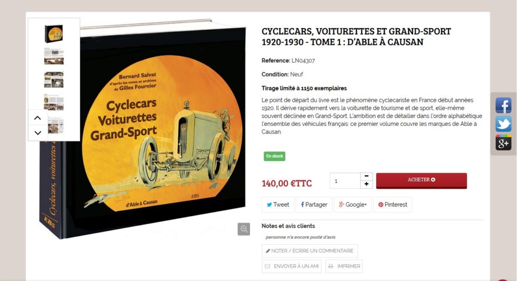 Livre Cyclecars Voiturettes Grand-Sport par Gilles Fournier - Page 2 Ll210