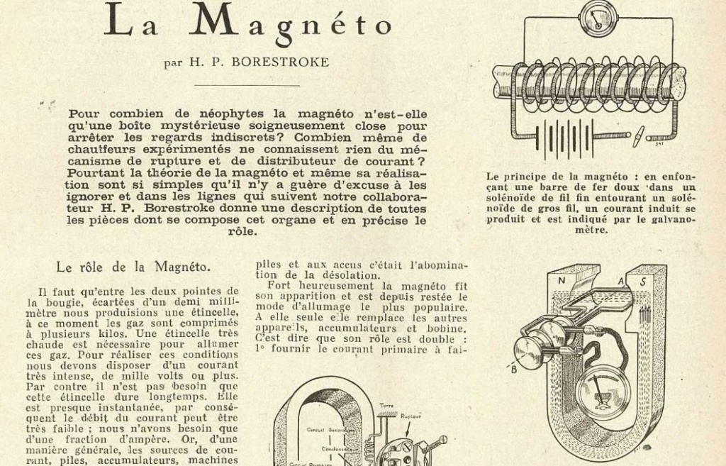 Réfection et rebobinage magnéto + cablage Magnet12