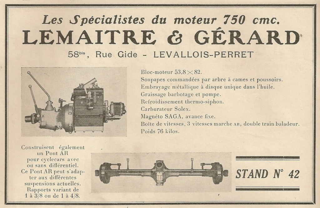 HINSTIN SUP cyclecar - Page 4 Moteur27