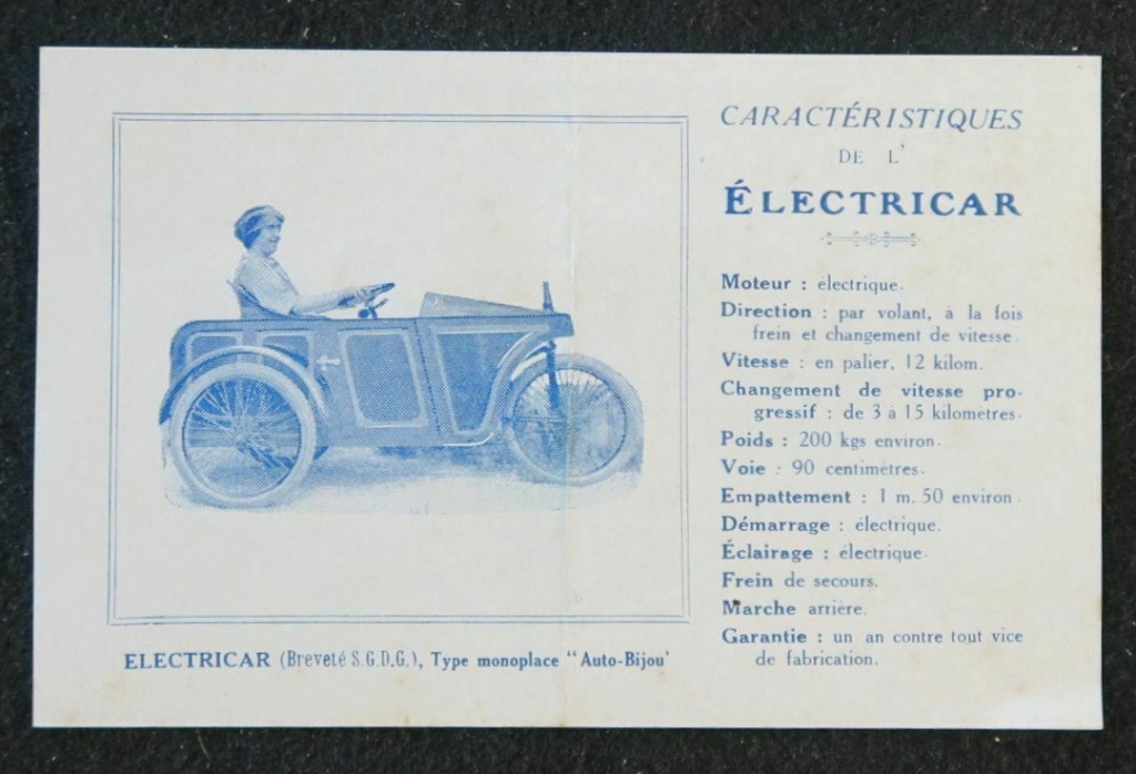 ELECTRICAR cyclecar S-l16087