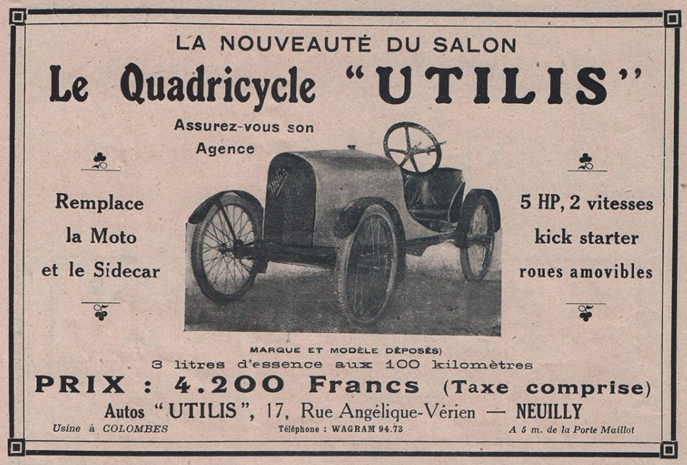 UTILIS cyclecar Utilis10