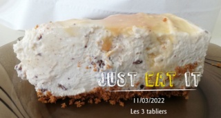 CHEESE CAKE VANILLE ET CARAMEL BEURRE SALÉ SANS CUISSON (mercredi) Img_2028