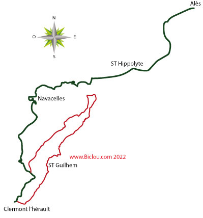 bambée randonnées à vélo dans les Cévennes  E310