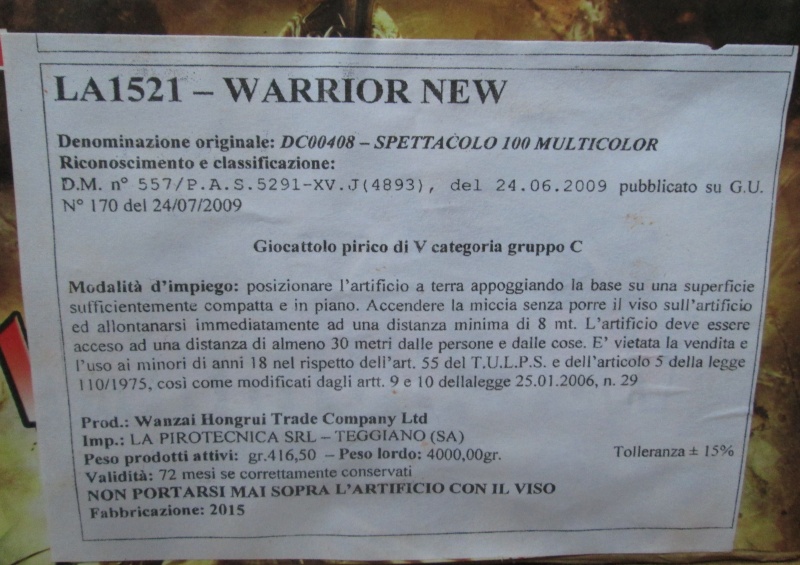 WARRIOR NEW 01011