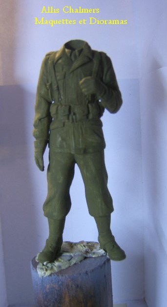 FIGURINE GI au BAZOOKA - 120 mm Gib410