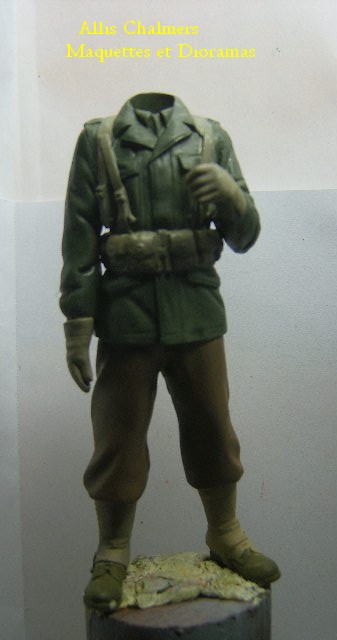 FIGURINE GI au BAZOOKA - 120 mm Gib710