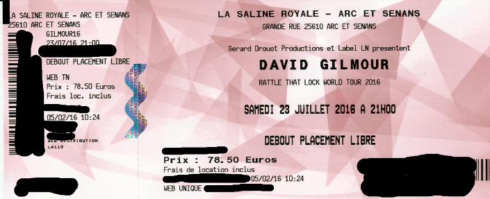 David Gilmour à la Saline Royale d'Arc-et-Senans (Besançon) le 23.07.16 - Page 4 Bill10