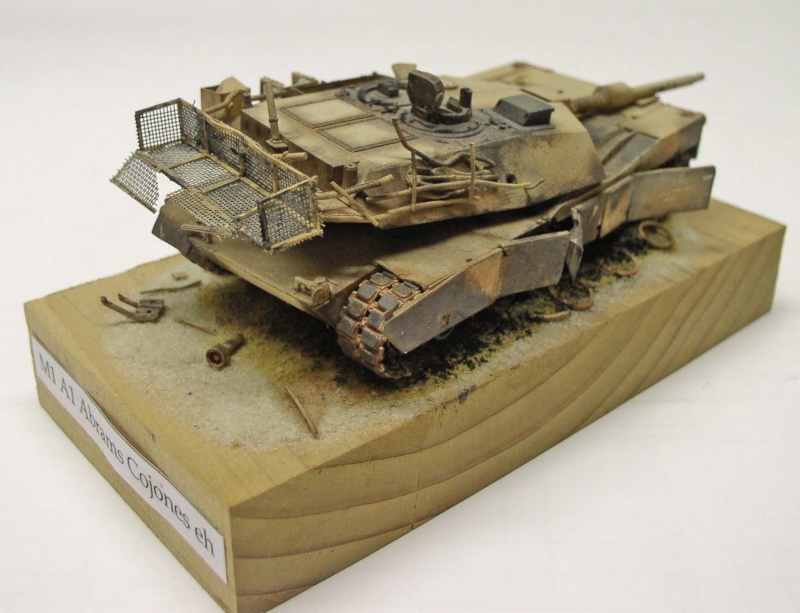 Abrams M1 A1 "COJONE EH" Bagdad 2003 Hasegawa 1/72eme Abrams10