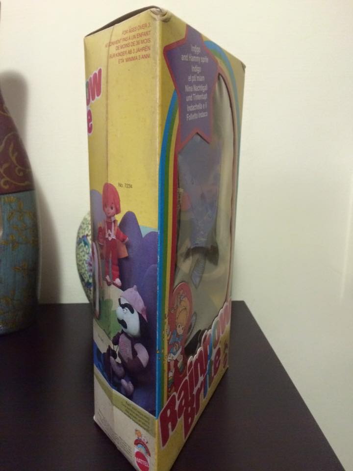 Iridella Rainbow Brite INDIGO Regina regenbogen MATTEL purple doll 80 vintage 12002010