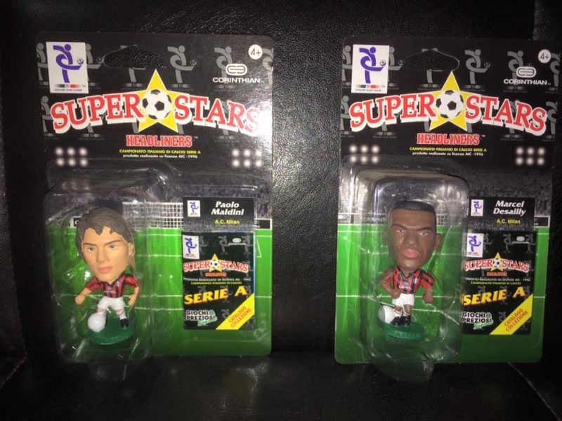 Calciatori serie A SUPERSTARS HEADLINERS della Giochi Preziosi MILAN ROMA JUVENTUS PARMA e INTER i in blister sigillati fondi di magazzino Maldin11