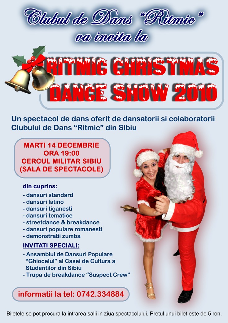 Spectacol de Dans "Ritmic Christmas Dance Show" Afis_s10