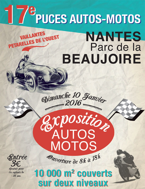 17e puces auto moto Nantes la Beaujoire (44) 10 janvier 2016 2016bo11