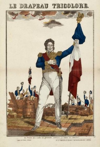 Un héritage de la Révolution française : le drapeau bleu blanc rouge . 88735610