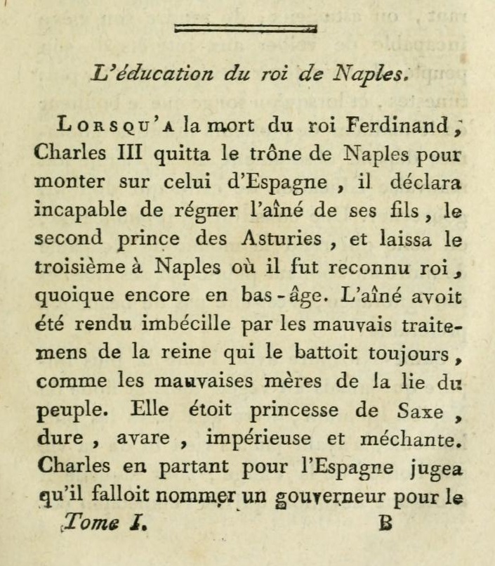 Un beau-frère de Marie-Antoinette : Ferdinand IV , roi de Sicile F_110