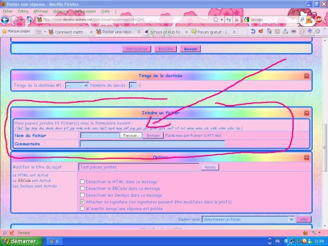 Comment mettre des fichiers joints sur le forum Pjjj10