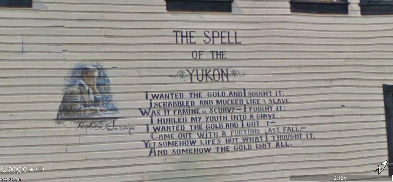 Dawson City, ville témoin de la ruée vers l'or du Klondike. 154