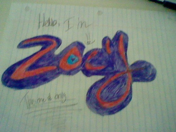 Zoey drawing Zz10