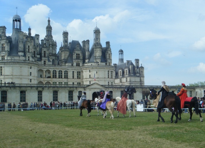 En amazone au château de Chambord Carous10