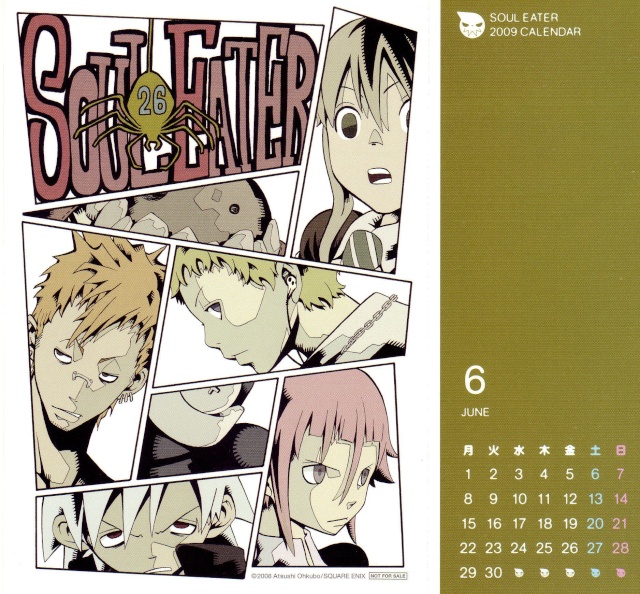 Calendario 2009 Soul Eater Soulea16