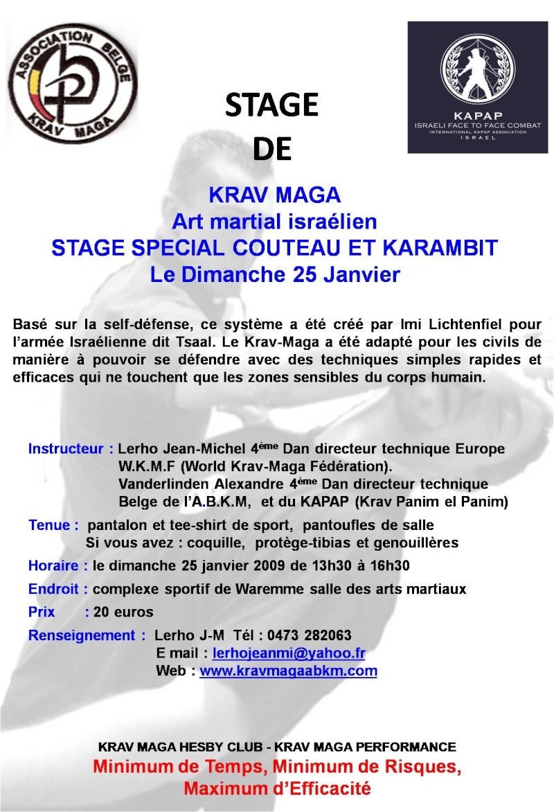 STAGE KRAV MAGA "SPECIAL COUTEAU & KARAMBIT" Stage10