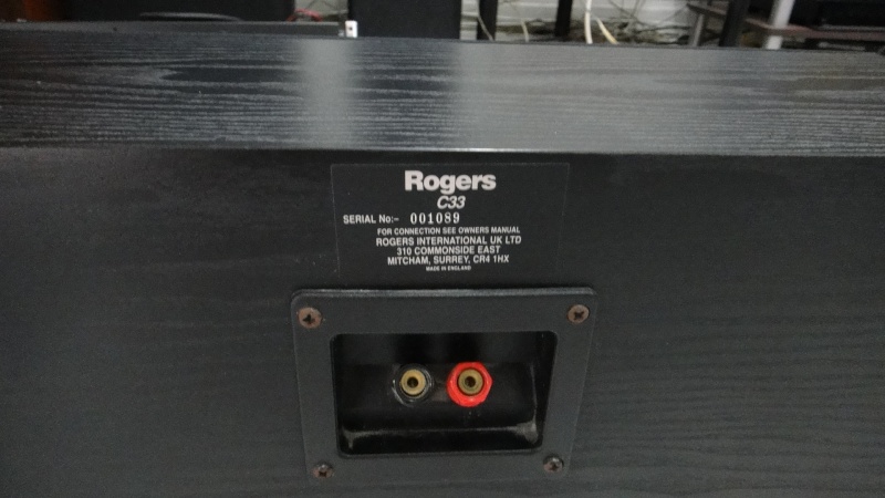 Rogers C 33 center speaker (Used)SOLD Dsc00615