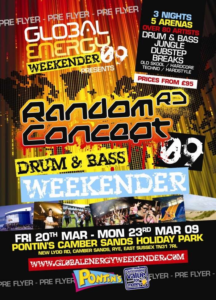 DnB Weekender Pontins Camber Sands Front10