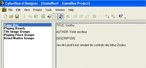 Tutoriel gamebox cyberboard Gb211