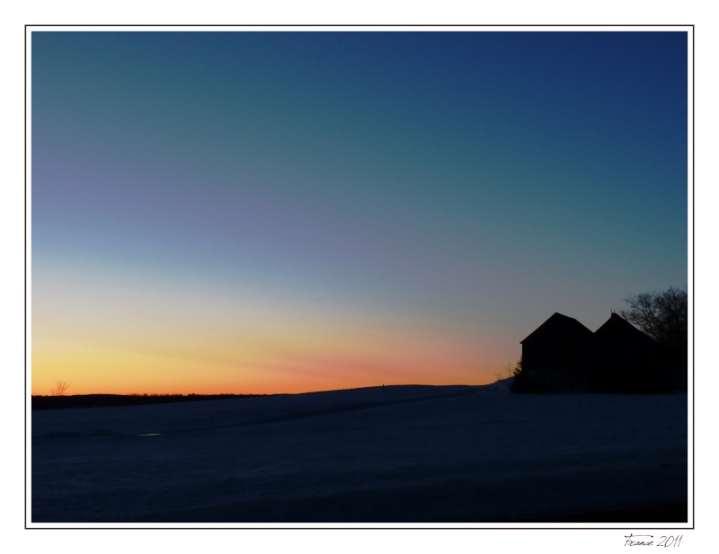 Ciel multicolor d'un coucher de soleil P1070210