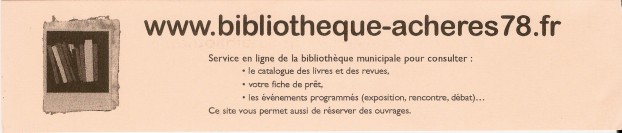 Bibliothèque de Achères Numa1428
