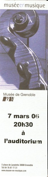 Musée de Grenoble (38) Numar101