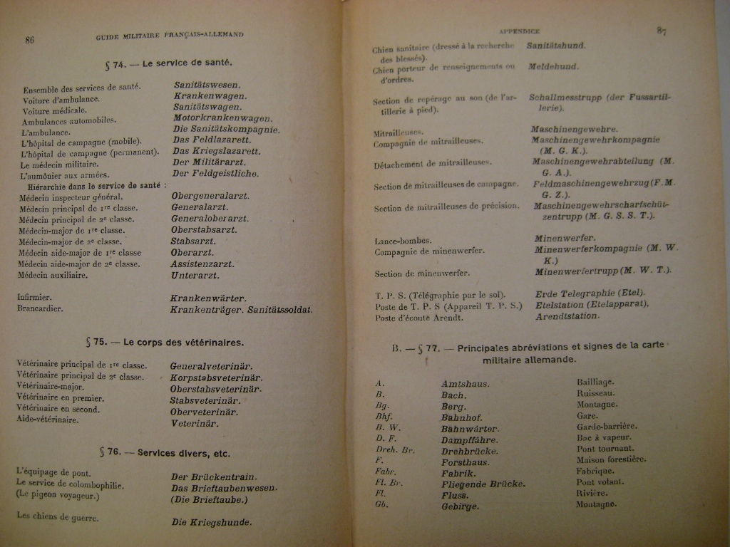 Manuel français-allemand et codes français.. Dsc04953