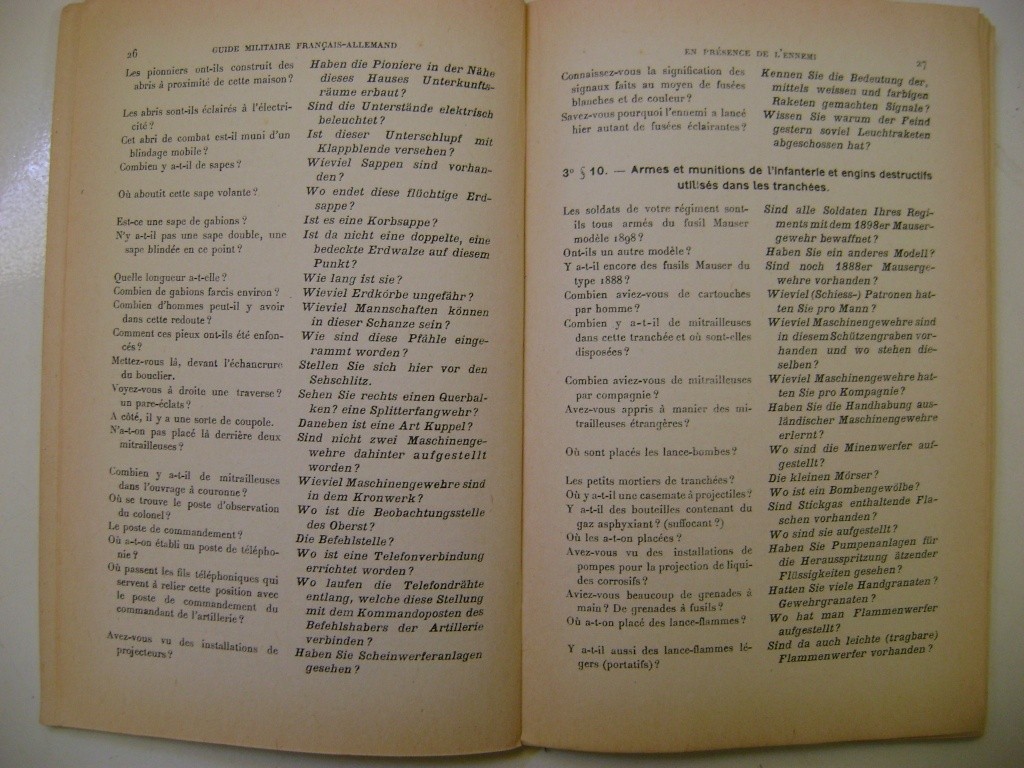 Manuel français-allemand et codes français.. Dsc04955