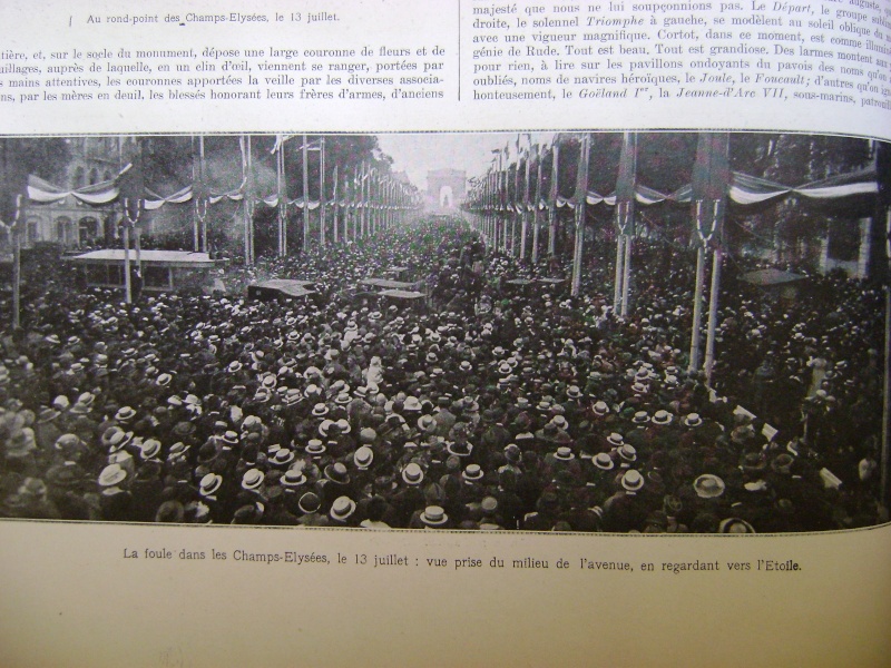 Le défilé du 14 juillet 1919 à Paris. Dsc05229