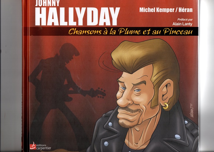 Johnny Hallyday : Chansons à la plume et au pinceau de Heran Img78510