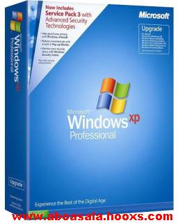 ويندوز Microsoft Windows XP Sp3  عربى 100 فى 100  بحجم 552 ميجا 1297