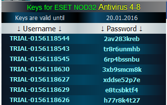 مفاتيح تفعيل مكافح فيروسات نود 32 و إيزيت Activation Key ESET NOD32 Antivirus 9  Nod_3210