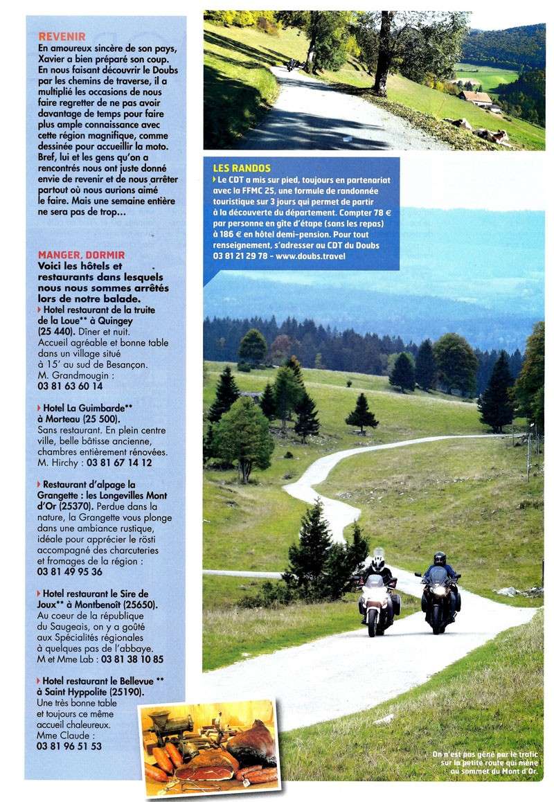 Le Doubs veut attirer les motards ! Page510