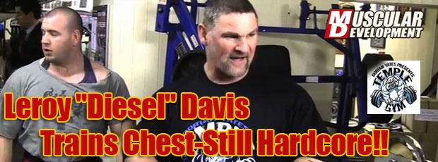 Leroy "Diesel" Davis Trains Chest-Still Hardcore!!  Leroy_10