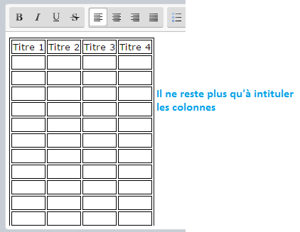 Comment insérer un tableau dans un post Captur13