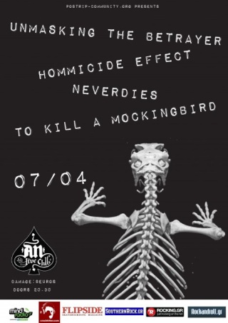 Unmasking The Betrayer, Hommicide Effect, Neverdies, To Kill A Mockingbird Live @ An Club 7/4/10 Athens10