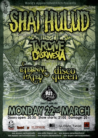 Shai Hulud, Tardive Dyskinesia, Eternal Hated, Disco Queen Live @ An Club 22/3/10 Shai_h10