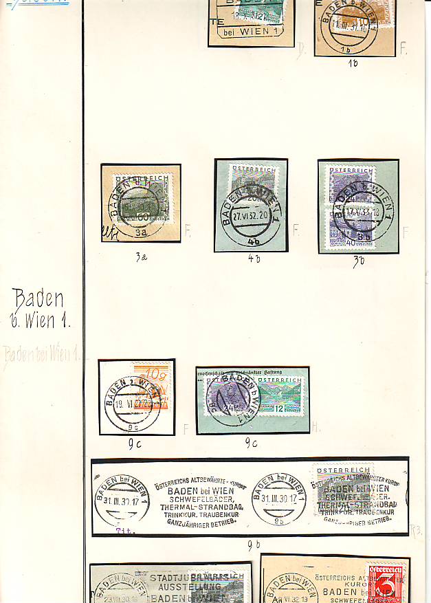 Stempeln niederösterreichischer Postämter in der Zeit 1925 - 1935 Scan1043