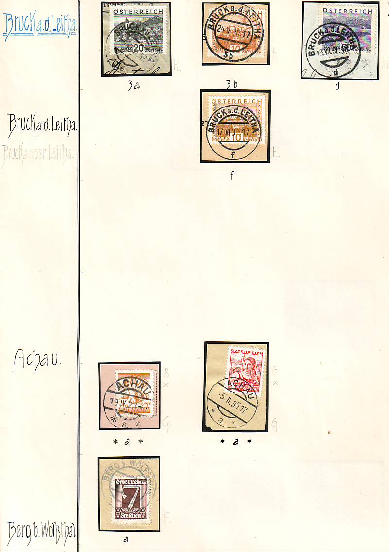 Stempeln niederösterreichischer Postämter in der Zeit 1925 - 1935 Scan1055