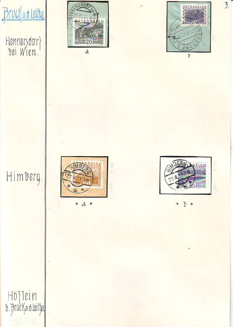 Stempeln niederösterreichischer Postämter in der Zeit 1925 - 1935 Scan1058