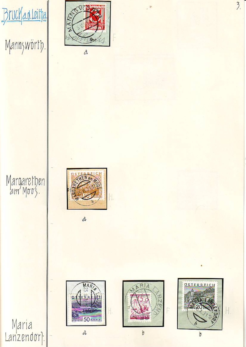 Stempeln niederösterreichischer Postämter in der Zeit 1925 - 1935 Scan1061