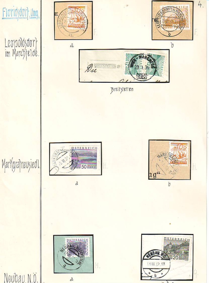 Stempeln niederösterreichischer Postämter in der Zeit 1925 - 1935 Scan1072