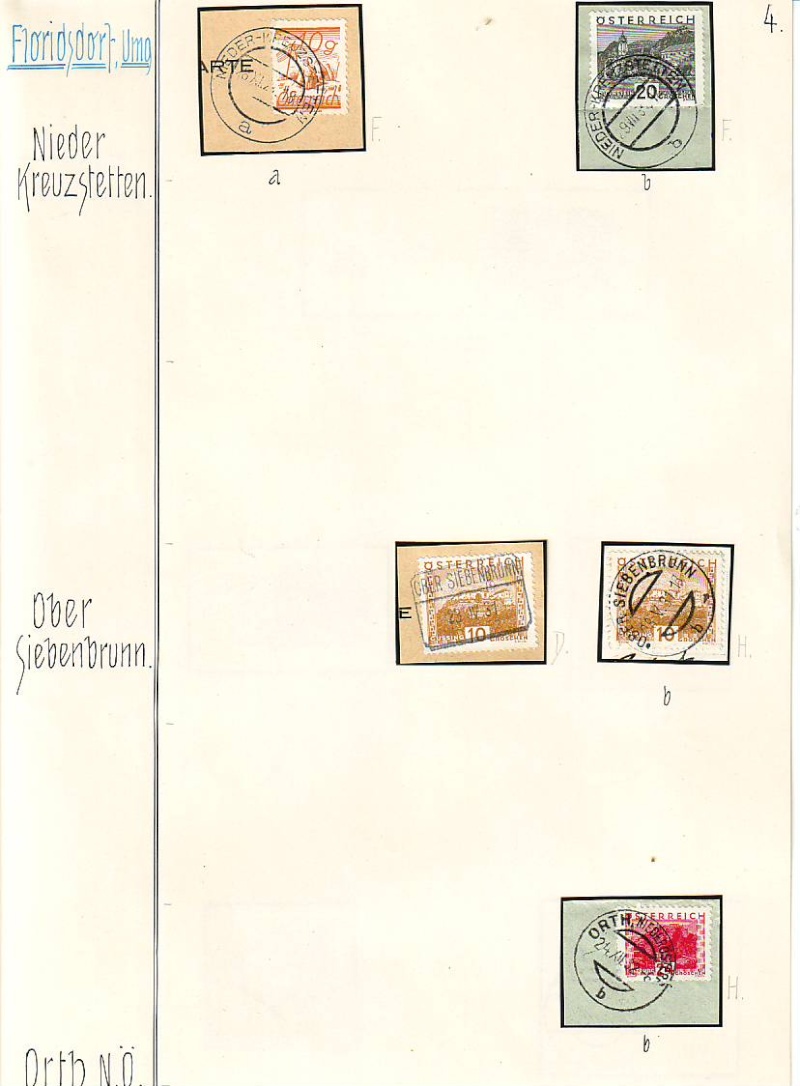 Stempeln niederösterreichischer Postämter in der Zeit 1925 - 1935 Scan1073