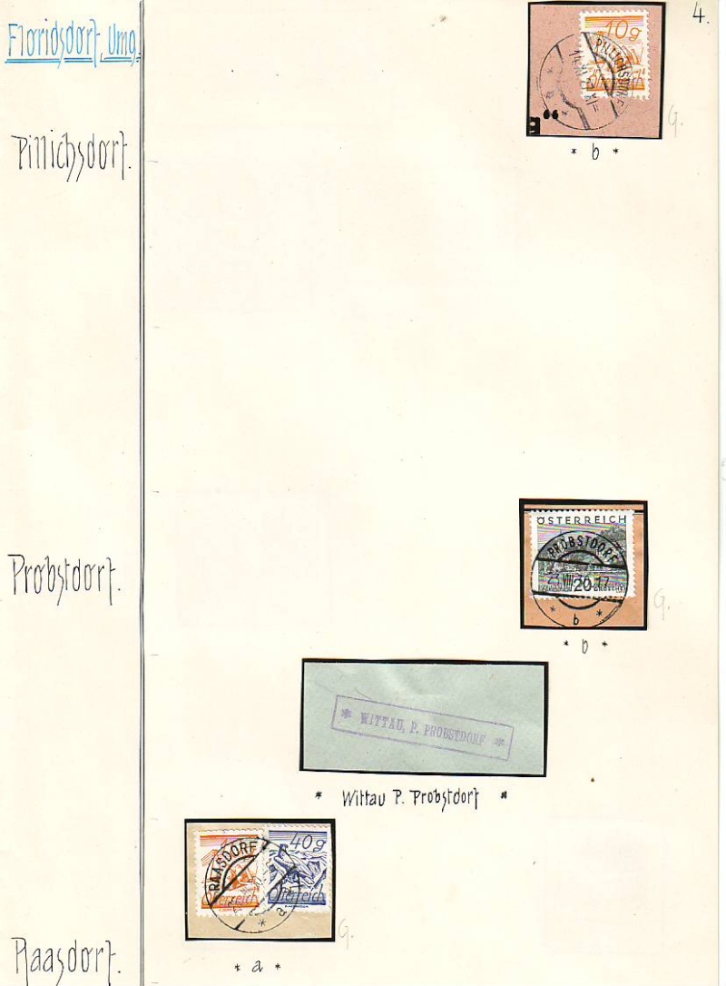 Stempeln niederösterreichischer Postämter in der Zeit 1925 - 1935 Scan1074