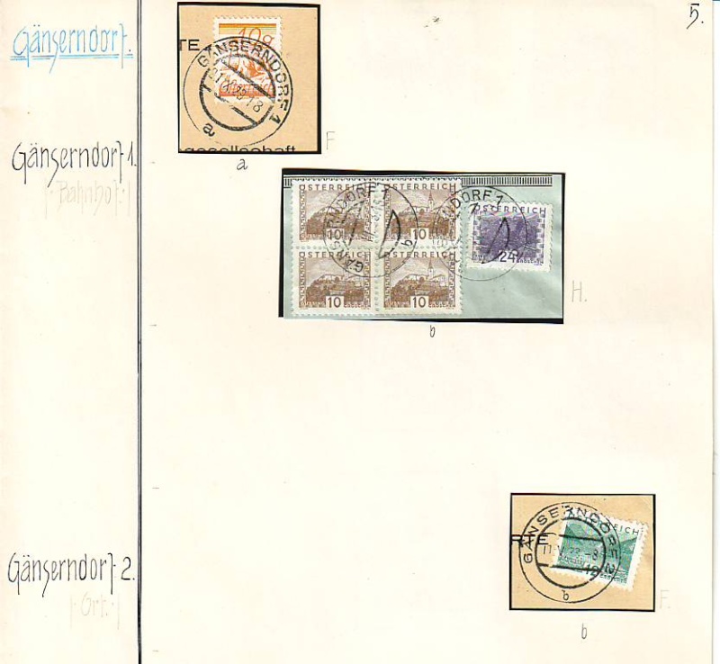 Stempeln niederösterreichischer Postämter in der Zeit 1925 - 1935 Scan1077