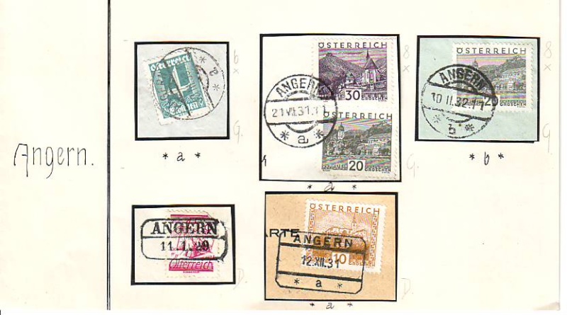 Stempeln niederösterreichischer Postämter in der Zeit 1925 - 1935 Scan1078